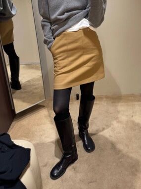 Massimo Dutti Wool Skirt